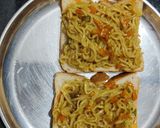 A picture of step 5 of Maggi Veg Grilled Sandwich 🥪.