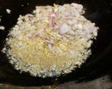 A picture of step 2 of Stir-Fried Shrimp with Brown Rice, Broccoli, and Edamame.