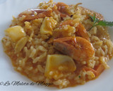 Foto del paso 15 de la receta: Paella con mejillones, gambas y sepia