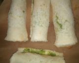 A picture of step 5 of Paneer cheese bread roll.