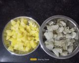 A picture of step 1 of Falhari Sweet Potato And Potato Sabji.