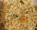 A picture of step 1 of Cup Noodles → Dry Kimchi Ramen.