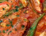 A picture of step 5 of An Eastern Mediterranean dish Okra & Tomatoes and spice 😋.