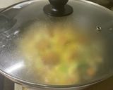 A picture of step 10 of Colorful Vegetable Katsu Donburi.