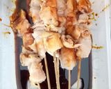 Foto langkah ke 5 dari resep Sate Kulit + Daging Ayam.