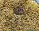 A picture of step 4 of Mutton Karahi akni.