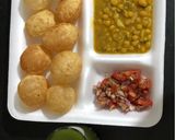 A picture of step 6 of Ragda panipuri.