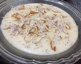 A picture of step 4 of Firni (kheer).