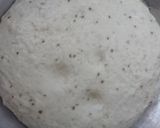 A picture of step 3 of Aloa ke smosa with red and Chana chutney.