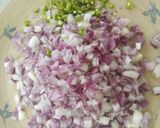 A picture of step 1 of Egg pulav.