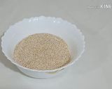 A picture of step 4 of Sankranti Special Kesar Til Mava Barfi Recipe.