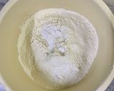 A picture of step 2 of Focaccia with stuffed chicken.