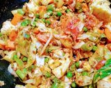 A picture of step 8 of Mixed Veg Pulao.