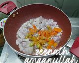 A picture of step 1 of Chicken Drumsticks Kadai.