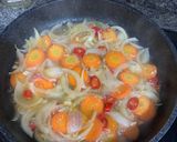 Foto langkah ke 3 dari resep Tumis Tahu Sutra Wortel Jamur dan Bakso.