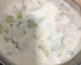 Foto del paso 2 de la receta: Crema parmentier de guisantes y queso curado