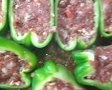 Foto del paso 3 de la receta: Morrones rellenos de carne molida