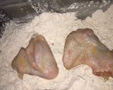 A picture of step 4 of Southern Fried Chicken.