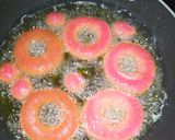 A picture of step 5 of Red velvet doughnuts#my Valentine's recipe#author marathon.