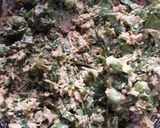 A picture of step 6 of Soyabeen lentil green kabab.