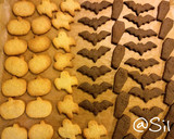 Foto del paso 7 de la receta: 27.🍪Galletas de vainilla y chocolate para Halloween🕸👻