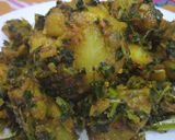 आलू मेथी (Aloo methi recipe in hindi) रेसिपी चरण 3 फोटो