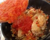 Foto del paso 8 de la receta: Salsa de pollo (con puré de tomate casero, tomate natural)