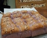 Foto langkah ke 6 dari resep Roti sobek ubi ungu.