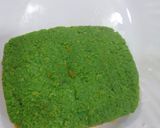 A picture of step 4 of Tri colour coconut 🥥burfi/tiranga recipe independence day.