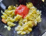 Foto del paso 3 de la receta: Repollo con garbanzos fácil y rápido