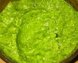 A picture of step 7 of Green thali.