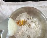 A picture of step 3 of Methi Aloo paratha.