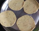 A picture of step 3 of Urad Dal Puri.