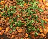 A picture of step 3 of Potato and chorizo tacos.