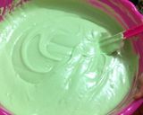Foto langkah ke 5 dari resep Brownies Kukus Pandan Coklat.