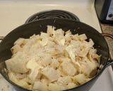 A picture of step 4 of Vegan Cheesy Potatoes.