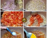 A picture of step 1 of Moong Daal Palak.