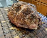 A picture of step 5 of Roasted Garlic Mint Lamb Leg.