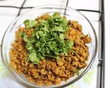 A picture of step 1 of Ramadan Special - Stuffed Keema Tumkur Idli.