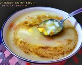 A picture of step 7 of Chicken Corn Soup.