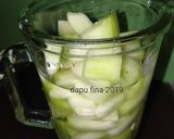 Foto langkah ke 2 dari resep Es buah melon nata de coco.