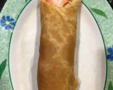 Hình bước làm 4 của món Bánh crepe cuốn trái cây