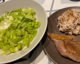 Foto del paso 3 de la receta: Cerdo, arroz 3 mezclas y ensalada