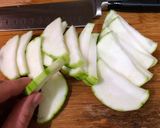 絲瓜佐干貝醬【電鍋版】的食譜步驟2照片