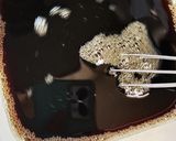 A picture of step 3 of Easy Coffee Jelly (with Gelatin).