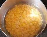 A picture of step 1 of Matar Dal Cucumber Curry.