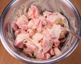 A picture of step 3 of Chunky Crab Stick Appetizer with Supreme Sauce.