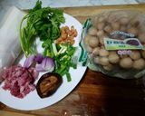 菇菇筍絲鹹粥的食譜步驟1照片