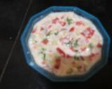 A picture of step 3 of Vegetables tadka raita.
