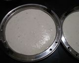 A picture of step 3 of Idada or white dhokla.